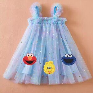 Elmo Dress Sesame Street Outfit Cookie Monster First Birthday Elmo Clothes